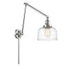 Innovations Lighting Bell – 1 Light 8″ Double Extension Swing Arm – 8″ Shade – Plug In or Hardwired  |   Swing Arm Lights Swing Arm Lights Swing Arm Lights