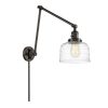 Innovations Lighting Bell – 1 Light 8″ Double Extension Swing Arm – 8″ Shade – Plug In or Hardwired  |   Swing Arm Lights Swing Arm Lights Swing Arm Lights