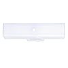 Interior Wall Fixture, White Finish Base with White Ceramic Glass  |   Step Lights Step Lights Step Lights