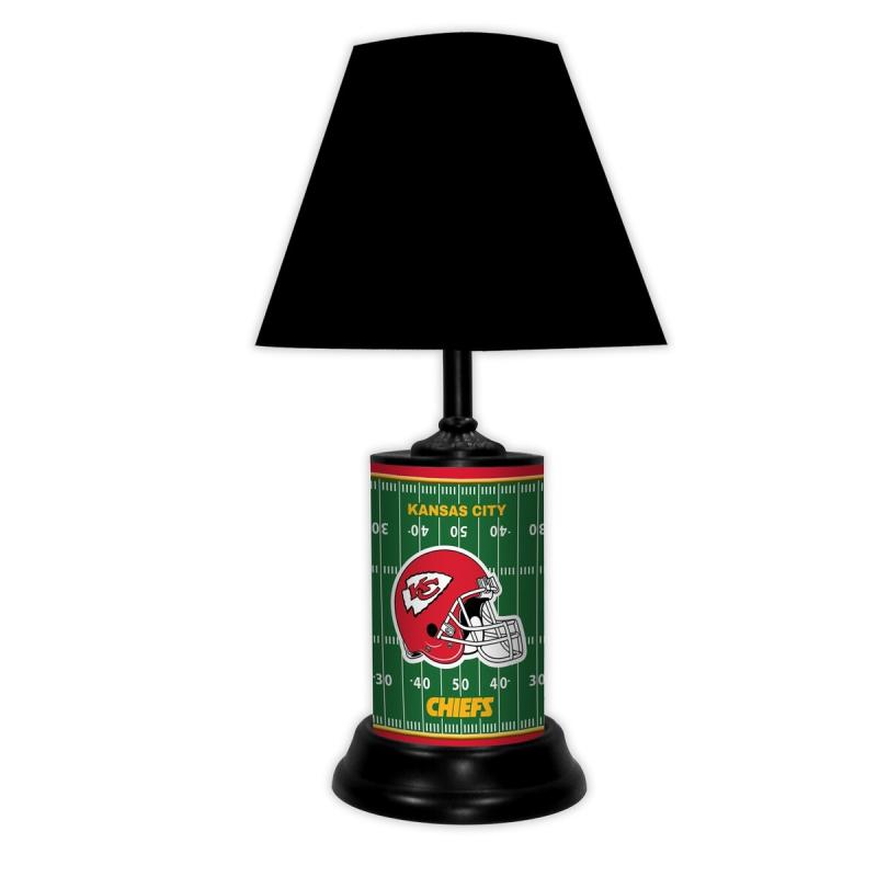 Kansas City Chiefs Field Lamp-Wt – Kansas City Chiefs  |   Desk Lamps Desk Lamps Desk Lamps