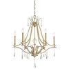 Laurel Estate 26.75-Inch Wide 6 Light Chandelier  |   Chandeliers Ceiling Lighting Chandeliers