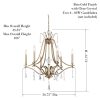 Laurel Estate 26.75-Inch Wide 6 Light Chandelier  |   Chandeliers Ceiling Lighting Chandeliers