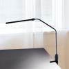 Lavish Home LED Desk Lamp with Clamp, Black  |   Desk Lamps Desk Lamps Desk Lamps