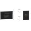 LED Indoor Outdoor Black Integrated LED Wall or Step Light – 3.125 in x 1.875 in x 4.875 in  |   Step Lights Step Lights Step Lights