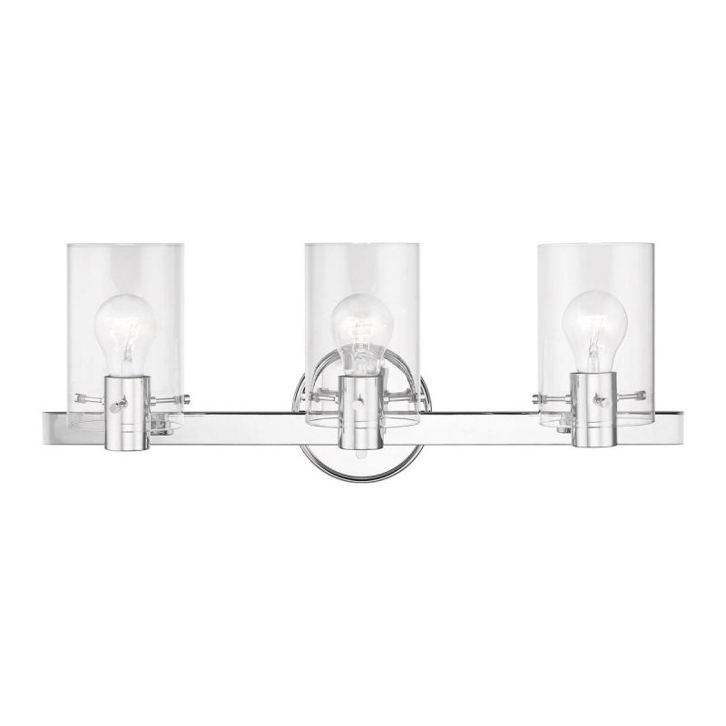 Lighting 17233 Munich 3 Light 23″ Wide Commercial Vanity Light  |   Bathroom Lighting Bathroom Lighting Bathroom Lighting