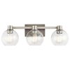 Lighting Harmony 3-Light Brushed Nickel Vanity Light  |   Bathroom Lighting Bathroom Lighting Bathroom Lighting