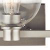 Lighting Harmony 3-Light Brushed Nickel Vanity Light  |   Bathroom Lighting Bathroom Lighting Bathroom Lighting