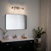 Lighting Harmony 3-Light Brushed Nickel Vanity Light  |   Bathroom Lighting Bathroom Lighting Bathroom Lighting