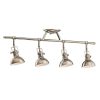 Lighting Hatteras Bay Collection 4-light Polished Nickel Halogen Rail Light  |   Track Lighting Ceiling Lighting Track Lighting