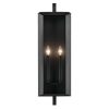 Lighting Kroft 28 in. 2-Light Textured Black Outdoor Wall Sconce  |   Outdoor Wall Lighting Outdoor Wall Lighting Outdoor Wall Lighting