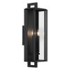 Lighting Kroft 28 in. 2-Light Textured Black Outdoor Wall Sconce  |   Outdoor Wall Lighting Outdoor Wall Lighting Outdoor Wall Lighting