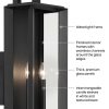 Lighting Kroft 28 in. 2-Light Textured Black Outdoor Wall Sconce  |   Outdoor Wall Lighting Outdoor Wall Lighting Outdoor Wall Lighting