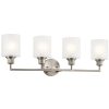 Lighting Lynn Haven 4-Light Vanity Light Brushed Nickel  |   Bathroom Lighting Bathroom Lighting Bathroom Lighting