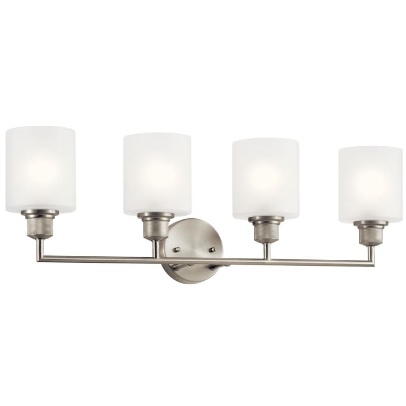 Lighting Lynn Haven 4-Light Vanity Light Brushed Nickel  |   Bathroom Lighting Bathroom Lighting Bathroom Lighting