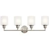 Lighting Lynn Haven 4-Light Vanity Light Brushed Nickel  |   Bathroom Lighting Bathroom Lighting Bathroom Lighting