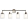 Lighting Lynn Haven 4-Light Vanity Light Brushed Nickel  |   Bathroom Lighting Bathroom Lighting Bathroom Lighting