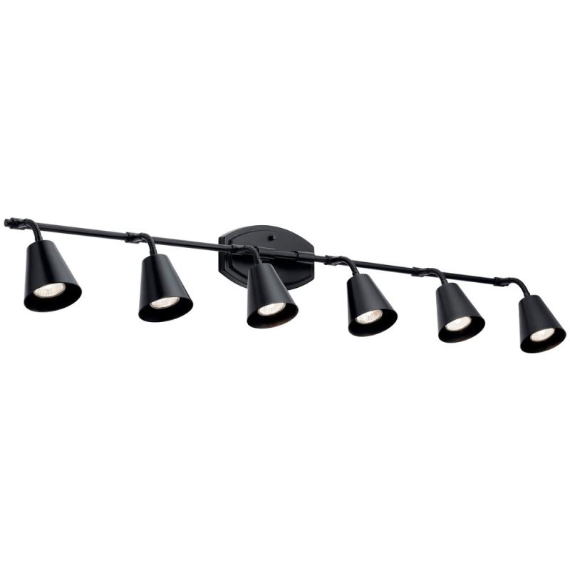 Lighting Sylvia 4-Light Rail Light Black  |   Track Lighting Ceiling Lighting Track Lighting