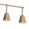 Lighting Sylvia 4-Light Rail Light Brushed Natural Brass  |   Track Lighting Ceiling Lighting Track Lighting