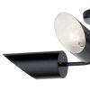 Lighting Trentino 4-Light Semi Flush Mount Ceiling Light Black  |   Semi-Flush Mount Ceiling Lights Ceiling Lighting Semi-Flush Mount Ceiling Lights