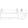 Lighting Wall Washer J-Track 14″ Wide LED Track Head  |   Track Lighting Ceiling Lighting Track Lighting