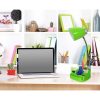 Limelights Gooseneck Organizer Desk Lamp w/ Holder & Charger, Green  |   Desk Lamps Desk Lamps Desk Lamps