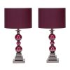 Loft Chic Handcrafted Table Lamps (Set of 2) – 24-Inch  |   Lamp Sets Lamp Sets Lamp Sets