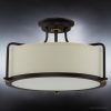 Luxury Minimalist Ceiling, 10.5″H x 17.5″W, with Modern Style, Estate Bronze, – 10.50″H x 17.50″W x 17.50″Dep  |   Semi-Flush Mount Ceiling Lights Ceiling Lighting Bronze