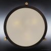 Luxury Minimalist Ceiling, 10.5″H x 17.5″W, with Modern Style, Estate Bronze, – 10.50″H x 17.50″W x 17.50″Dep  |   Semi-Flush Mount Ceiling Lights Ceiling Lighting Bronze