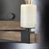 Luxury Modern Farmhouse Wall Sconce, 7″H x 9″W, with Farmhouse Style, Matte Black,  |   Wall Sconces Wall Lighting Matte Black