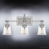 Luxury Traditional Bath Fixture, 10″H x 22″W, with Classic Style, Brushed Nickel,  |   Bathroom Lighting Bathroom Lighting Bathroom Lighting