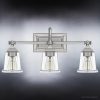 Luxury Traditional Bath Fixture, 10″H x 22″W, with Classic Style, Brushed Nickel,  |   Bathroom Lighting Bathroom Lighting Bathroom Lighting