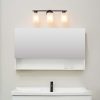 Lydia 3 Light 23″ Wide Bathroom Vanity Light with Frosted  |   Bathroom Lighting Bathroom Lighting Bathroom Lighting