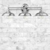 Lyndan, Indoor Vanity & Bathroom Light, Matte Black & Brushed Nickel Finishes – 3-Light  |   Bathroom Lighting Bathroom Lighting Bathroom Lighting