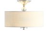 Marc Metal LED Semi Flush Mount, Oil Rubbed Bronze/White  |   Semi-Flush Mount Ceiling Lights Ceiling Lighting Chrome/Oil Rubbed Bronze