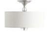 Marc Metal LED Semi Flush Mount, Oil Rubbed Bronze/White  |   Semi-Flush Mount Ceiling Lights Ceiling Lighting Chrome/Oil Rubbed Bronze