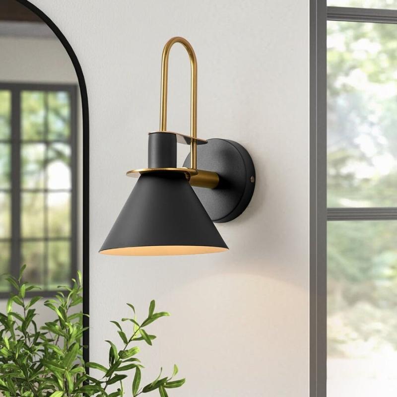 Modern 1-Light Bell Wall Sconce For Bedroom Kitchen  |   Wall Sconces Wall Lighting Wall Sconces