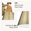 Modern Bathroom Vanity Light, Hammered Metal Shade  |   Bathroom Lighting Bathroom Lighting Bathroom Lighting