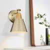 Modern Bathroom Vanity Light, Hammered Metal Shade  |   Bathroom Lighting Bathroom Lighting Bathroom Lighting