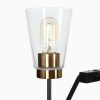 Modern Farmhouse 5/6-Light Black Gold Chandelier Seeded Glass Pendant Lights  |   Chandeliers Ceiling Lighting Chandeliers