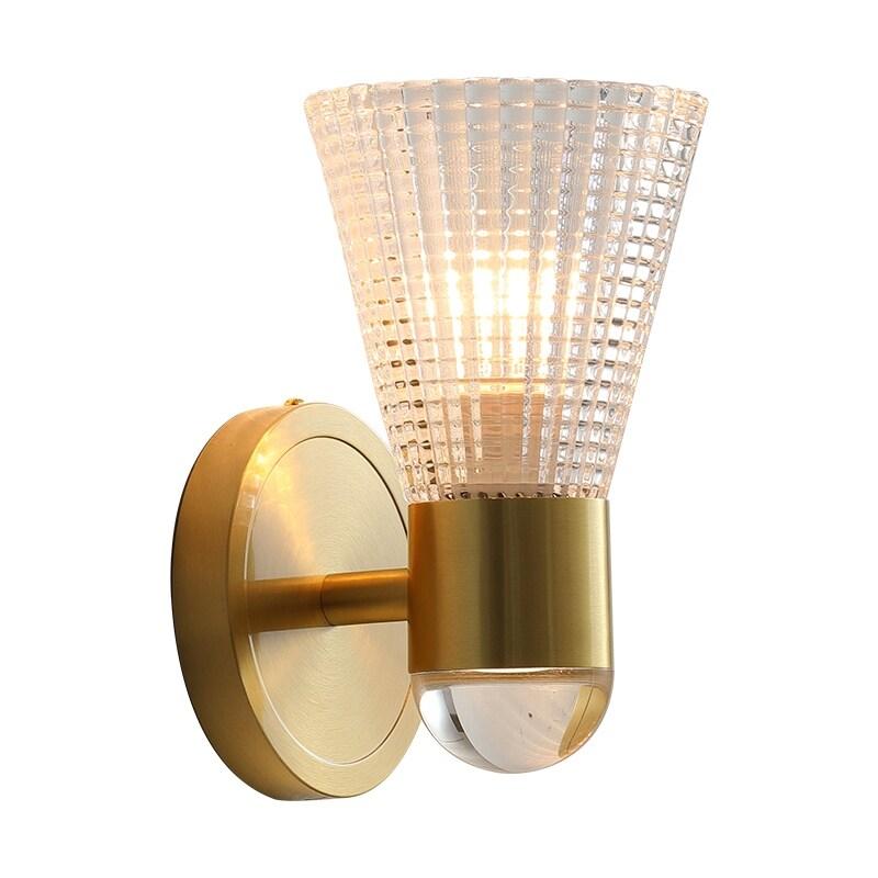 Modern Wall Sconces, 1-Light Wall Lighting Bathroom Sconces Single Vanity Light Gold  |   Flush Mount Wall Lights Flush Mount Wall Lights Flush Mount Wall Lights