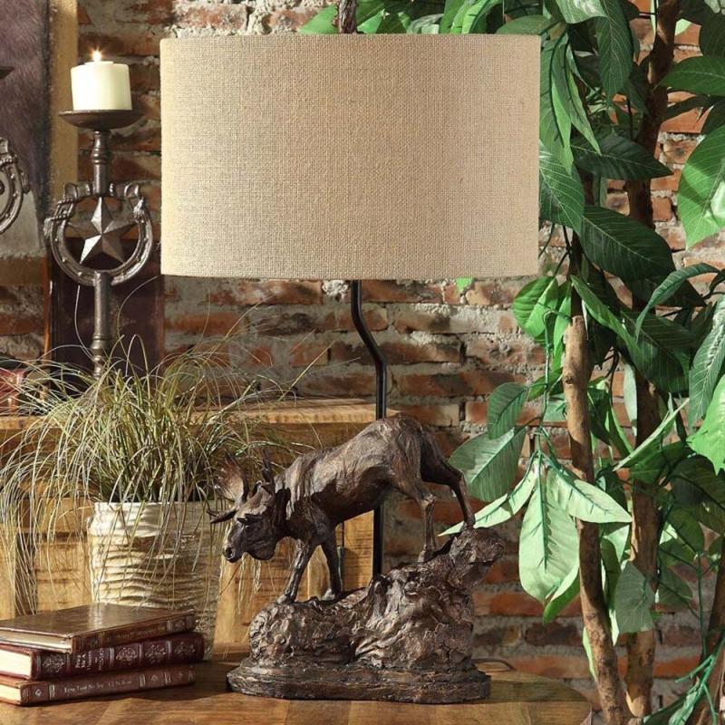 Moose Trail Table Lamp – Set of 2  |   Lamp Sets Lamp Sets Antique Bronze