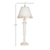 Normandy 41″ Buffet Lamp with Tapered Drum Shade, White – Set of 2  |   Lamp Sets Lamp Sets Lamp Sets