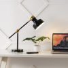 Odile 18.5″ Classic Farmhouse Adjustable Cantilever LED Task Lamp with USB Charging Port  |   Desk Lamps Desk Lamps Desk Lamps