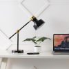 Odile 18.5″ Classic Farmhouse Adjustable Cantilever LED Task Lamp with USB Charging Port  |   Desk Lamps Desk Lamps Desk Lamps