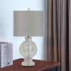 Pair of 22″ Sunburst Crystal Table Lamp & Decorator Shade – 22  |   Lamp Sets Lamp Sets Lamp Sets