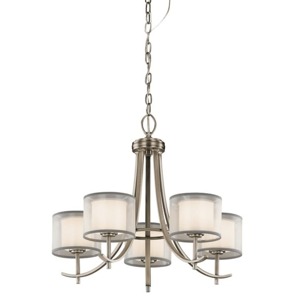 Pippin 5-light Antique Pewter Chandelier  |   Chandeliers Ceiling Lighting Chandeliers