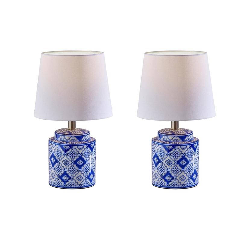 Polly 2 Piece Bonus Pack  |   Lamp Sets Lamp Sets Blue-White