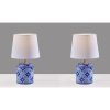 Polly 2 Piece Bonus Pack  |   Lamp Sets Lamp Sets Blue-White