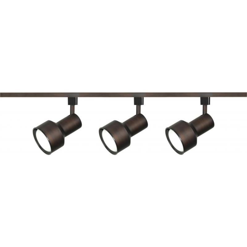 R30 Step Cyl Track Kit Bronze  |   Track Lighting Ceiling Lighting Track Lighting