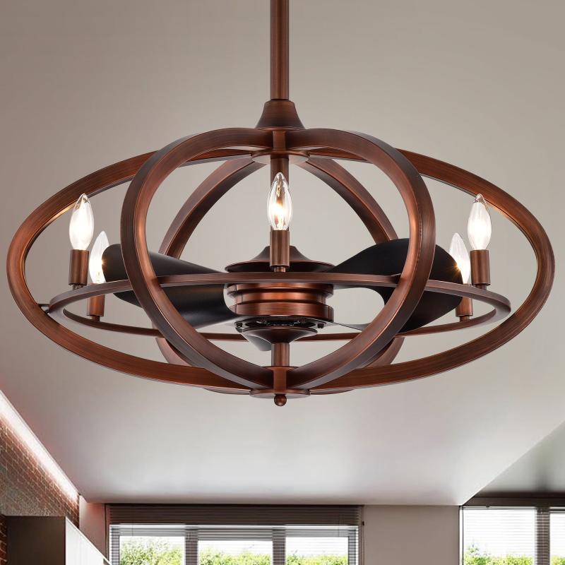 Raton 29-inch Antique Bronze Ceiling Fan 6 Light  |   Ceiling Fans Ceiling Fans Ceiling Fans